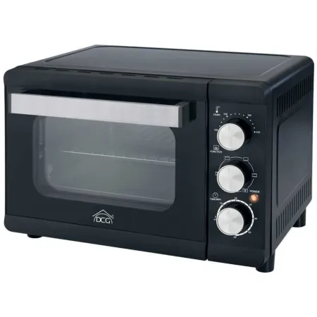 Forno Elettrico Ventilato 35L 1800W DCG Nero Vassoio Griglia Maniglia