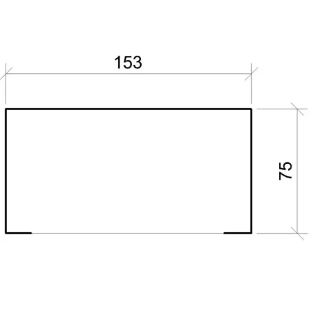 Legnaia da Esterno 153x75x159 cm Legno SmartSide 10 mm Pavimento