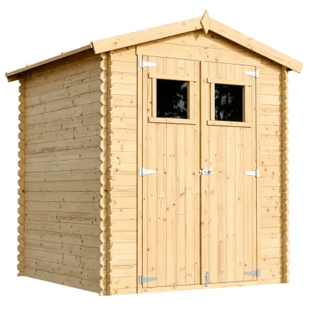 Casetta da Giardino 180x180 in Legno 19mm Porta con Finestra