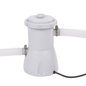 Piscina Fuoriterra Rettangolare 400x200 Acciaio con Pompa a Cartuccia Scaletta 2