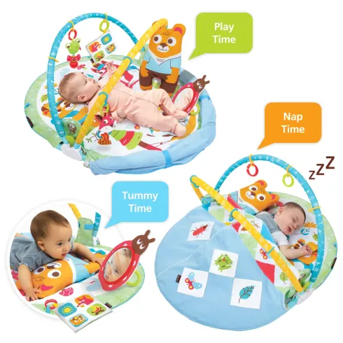 Palestrina Pieghevole Neonato Bambino Suoni Copertina Giochi 90x91 cm