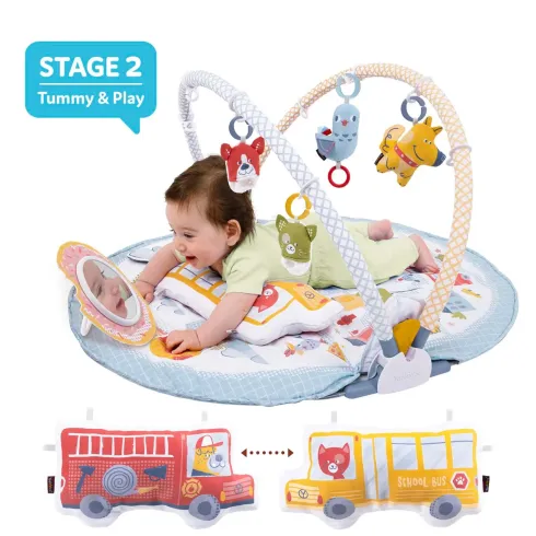 Palestrina Evolutiva Neonato 3 in 1 con Supporto Seduta Giochi 80x90 cm