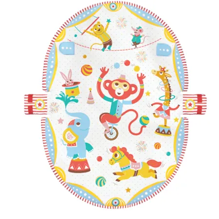 Palestrina Evolutiva Neonato Circo 3 in 1 con Giostra e Giochi 85x100 cm