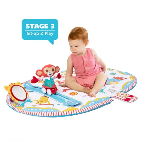 Palestrina Evolutiva Neonato Circo 3 in 1 con Giostra e Giochi 85x100 cm