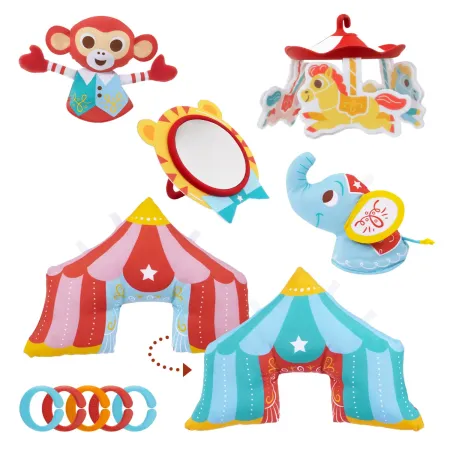 Palestrina Evolutiva Neonato Circo 3 in 1 con Giostra e Giochi 85x100 cm