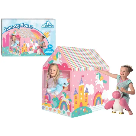 Casetta Tenda da Gioco Bambini Fantasy House 95x72x102 cm Pieghevole