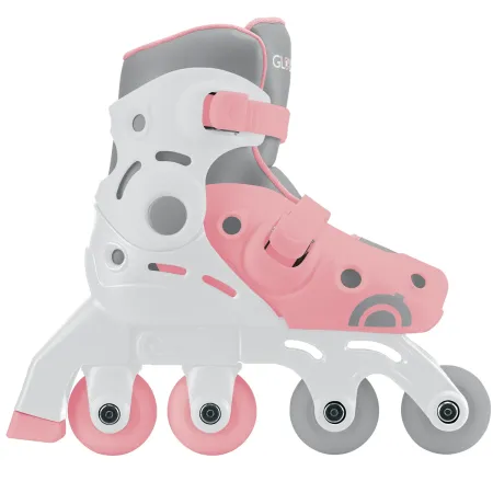 Pattini Bambini Regolabili 2 in 1 Rosa Taglia 30-33 Inline e Learning