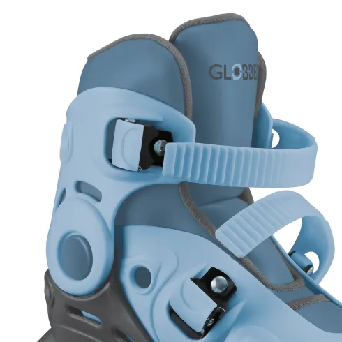 Pattini Bambini Regolabili 2 in 1 Celeste Taglia 30-33 Inline Learning