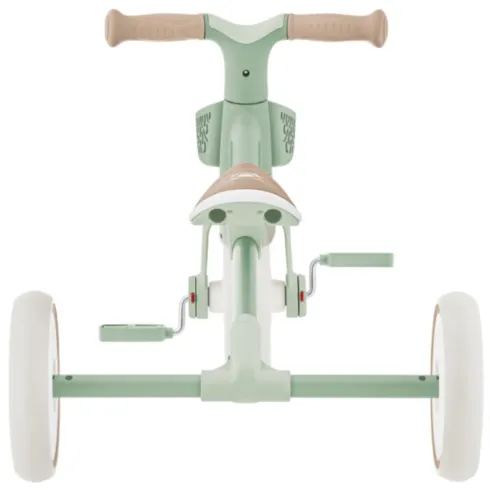 Triciclo Evolutivo Bambini 2 in 1 Verde Regolabile Pedali Rimovibili