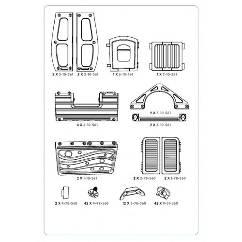 Casetta in Resina Plastica per Bambini da Giardino Esterno Giocattolo Bimbi PVC