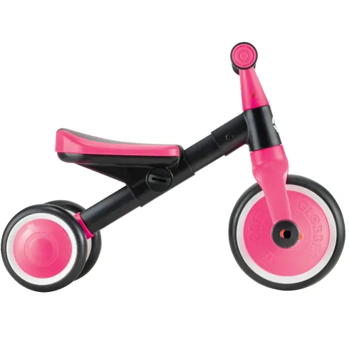 Triciclo Evolutivo Bambini 2 in 1 Rosa Neon Bici Pedali Removibili