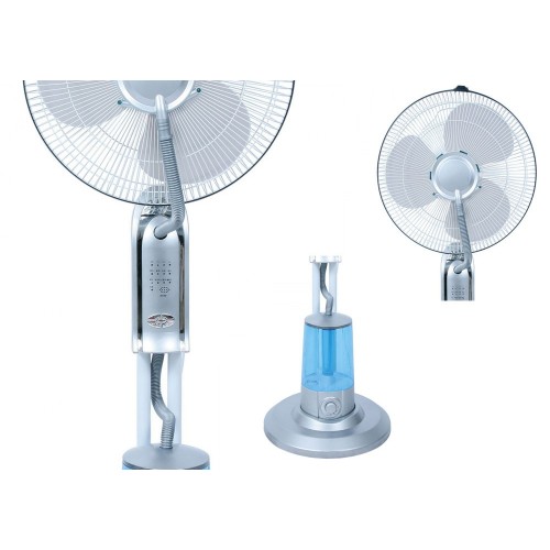 Ventilatore Nebulizzatore a Piantana con Telecomando ad Acqua da Terra Nebbia