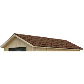 Tegole Bituminose Marrone 3 m2 Beaver Copertura Casetta da Giardino 2