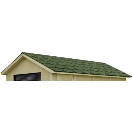 Tegole Bituminose Verde 3 m2 Beaver Copertura Casetta da Giardino