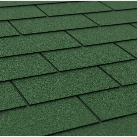 Tegole Bituminose Verde 3 m2 Rettangolare Tetto Casetta da Giardino