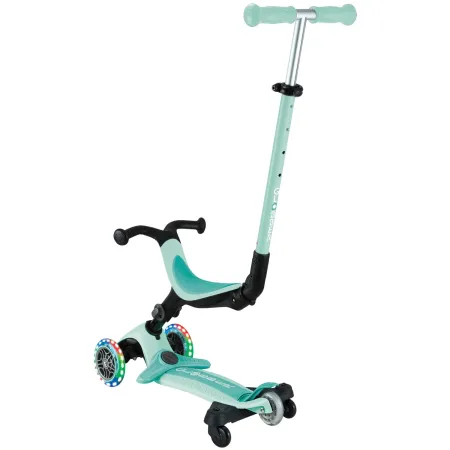 Monopattino Evolutivo 3 in 1 Verde Menta con Luci LED Sterzo 360