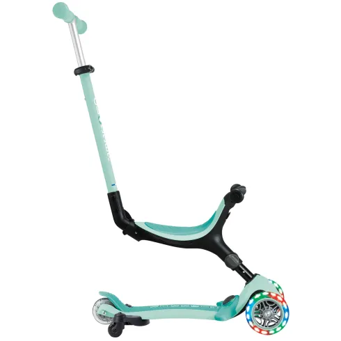 Monopattino Evolutivo 3 in 1 Verde Menta con Luci LED Sterzo 360
