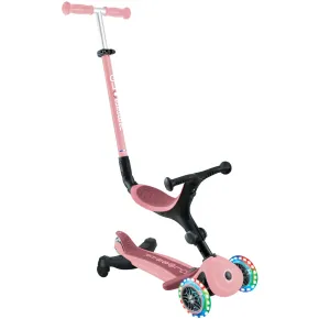 Monopattino Evolutivo 3 in 1 Rosa Pastello con Luci LED Sterzo 360 2