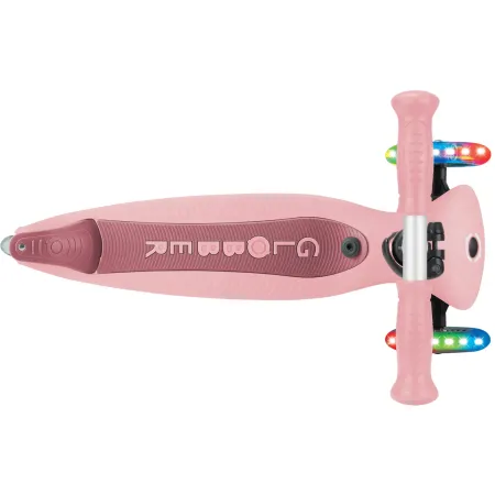 Monopattino Evolutivo 3 in 1 Rosa Pastello con Luci LED Sterzo 360