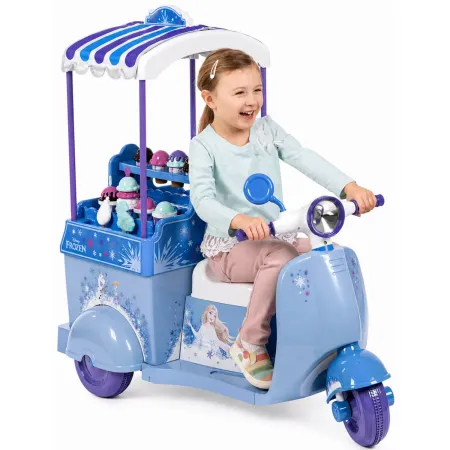 Carretto dei Gelati Elettrico per Bambini 7,2V Gioco Disney Frozen