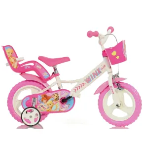 Bicicletta Winx 12 Pollici per Bambina 3 4 5 Anni con Cestino Rotelle Bimba Bici | BricoShop24
