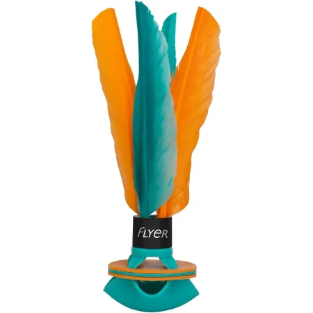 Set Paddle Badminton Volano 2 Racchette in Sughero Gioco da Esterno