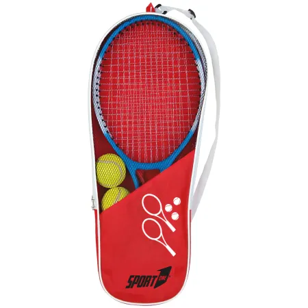 Set Tennis Junior 2 Racchette 59 cm 3 Palline e Borsa Gioco da Esterno