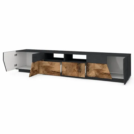 Mobile Porta TV 260 cm Report Acero Pereira 4 Ante 2 Cassetti Legno