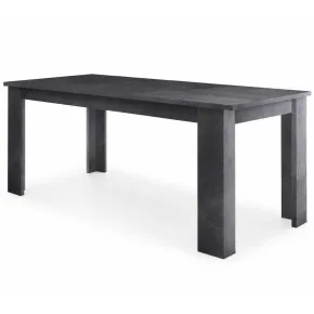 Tavolo Allungabile 140-190 cm Legno Bianco Lucido Moderno da Salotto