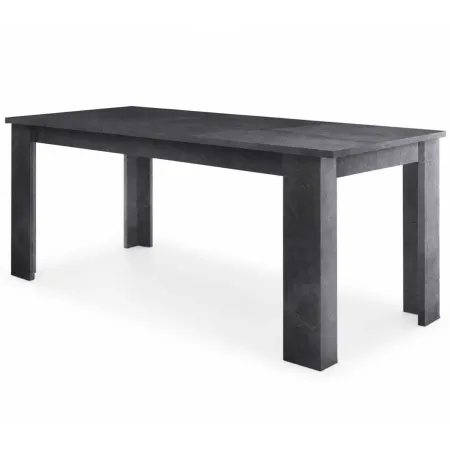 Tavolo Allungabile 140-190 cm Legno Bianco Lucido Moderno da Salotto