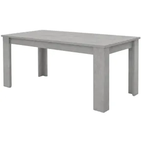 Tavolo da Pranzo Allungabile 140-190 cm Legno Cemento Bronx Soggiorno