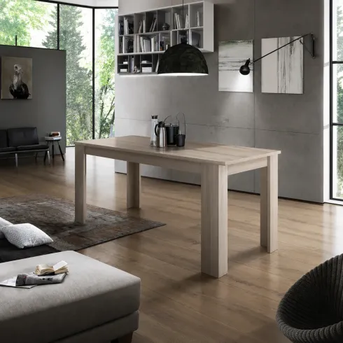 Tavolo Allungabile 140-190 cm in Legno Olmo Moderno da Pranzo