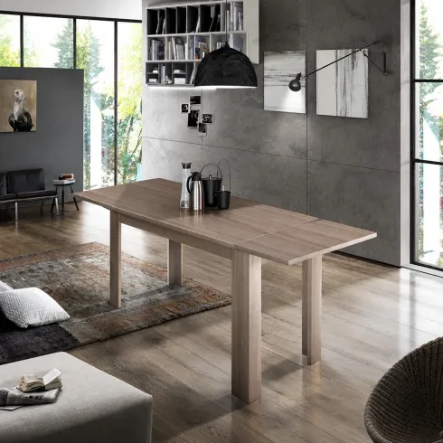 Tavolo Allungabile 140-190 cm in Legno Olmo Moderno da Pranzo
