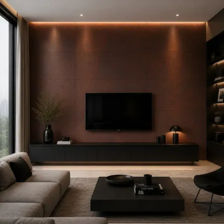 Set 6 Pannelli Decorativo Effetto Ruggine Corten PVC UV 120x60 cm