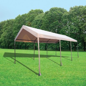 Gazebo 3x6 Carport in PVC da Giardino Tendone Garage Box Auto Copertura Macchina