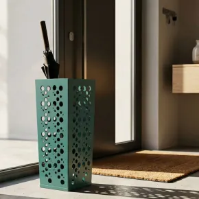 Portaombrelli in Metallo a Poi Ottanio da Ingresso Quadrato 19x19 2