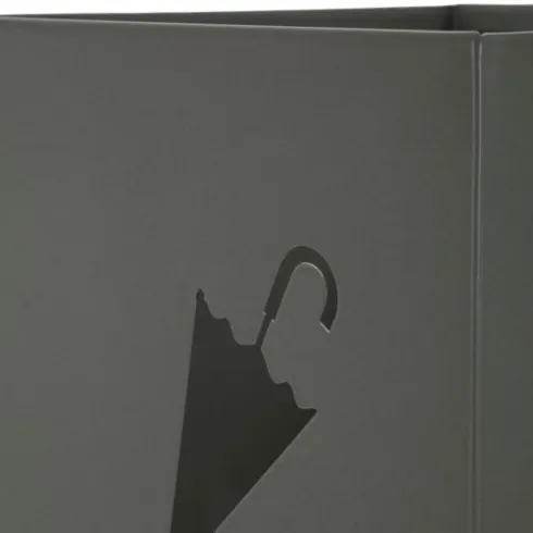 Portaombrelli da Ingresso in Metallo Design Ombrello Rombi Grigio 19x19