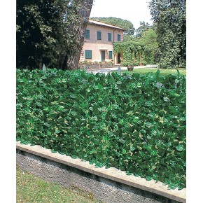Siepe Finta 1.5x20 Lauro Sintetica Arella Sempreverde Artificiale Recinzione  2