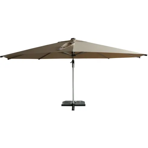 Ombrellone da Giardino Sabbia 350x350 cm Palo Decentrato Antivento
