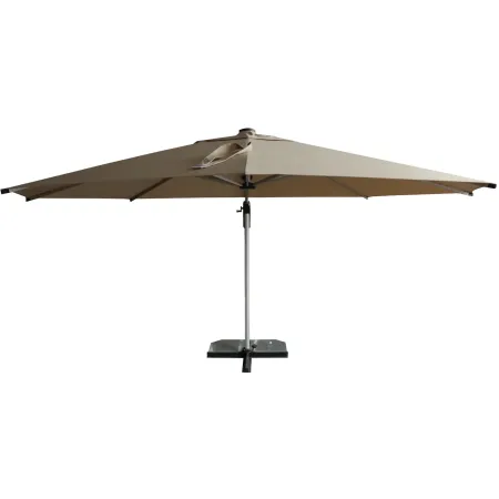 Ombrellone da Giardino Sabbia 350x350 cm Palo Decentrato Antivento