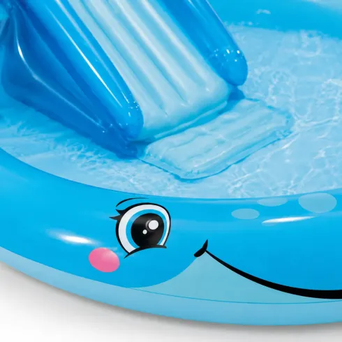 Parco Giochi Acquatico Balena Piscina con Scivolo per Bambini da Esterno Acqua | Bricoshop24