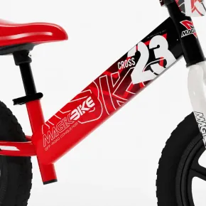 Bicicletta Bambini 2-3 Anni Rosso Senza Pedali Balance Bike Extreme Cross 2