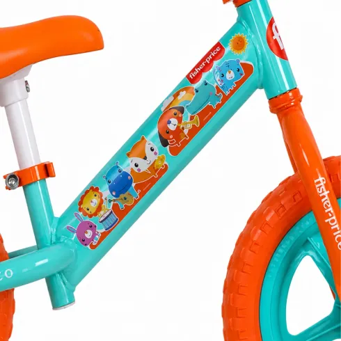 Bicicletta Bambini Fisher Price Verde Arancione Balance Bike 2-3 Anni