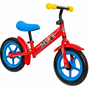 Balance Bike Bicicletta Bambini Paw Patrol Rosso Senza Pedali 2-3 Anni