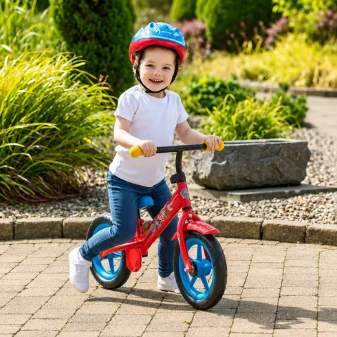 Balance Bike Bicicletta Bambini Paw Patrol Rosso Senza Pedali 2-3 Anni