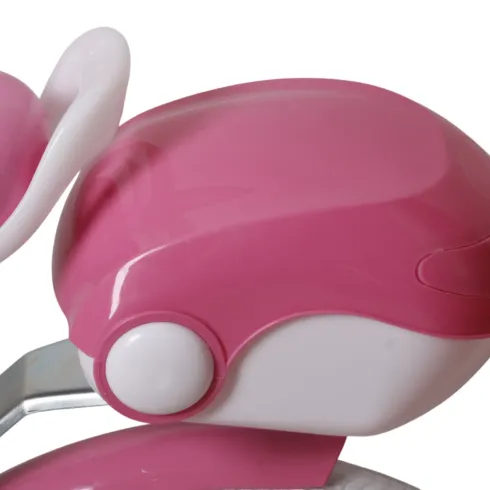 Bicicletta per Bambini 14" Unicorno Rosa Bianco Regolabile con Rotelle