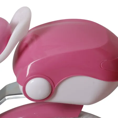 Bicicletta per Bambini 14" Unicorno Rosa Bianco Regolabile con Rotelle