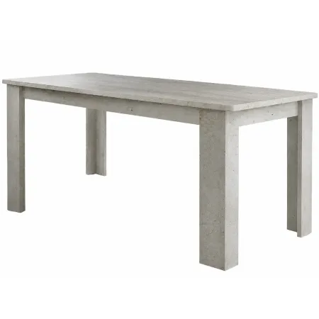 Tavolo Allungabile 160-210 da Pranzo in Melaminico Bianco Cemento
