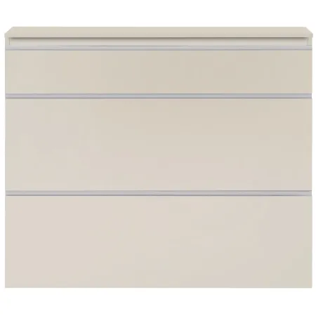 Scarpiera Salvaspazio 3 Ante Ribalta Beige 24 Paia Scarpe da Ingresso