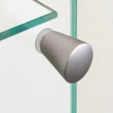 Parete Soggiorno Attrezzata Porta TV Vetrina Libreria Beige Rovere